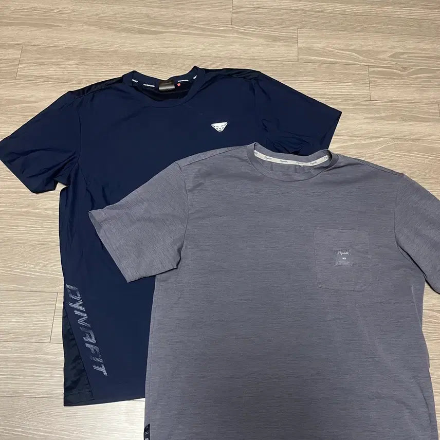 [BUNJANG] Dynafit Navy & K2 Gray Functional T-Shirts (Size 100) / 다이나핏 네이비/k2그레이 기능성 반팔 100사이즈