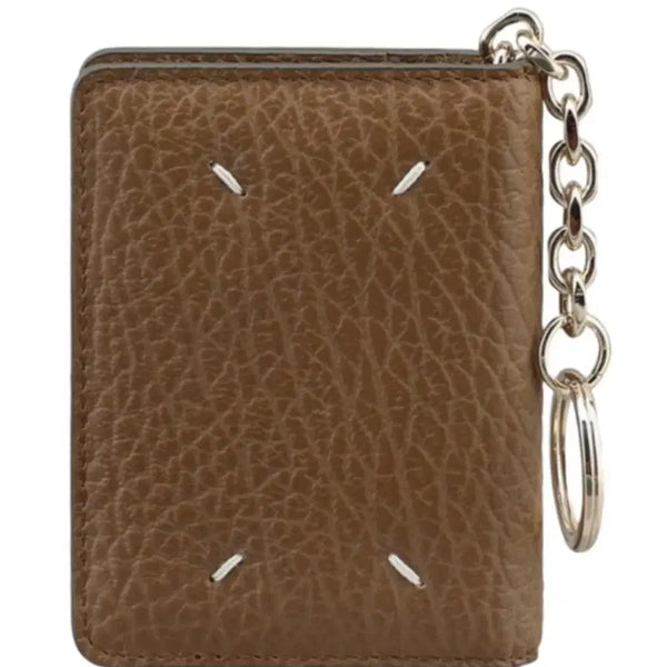 [BUNJANG] Maison Margiela Brown Leather Keyring Wallet / 메종마르지엘라  키링 지갑 / 브라운