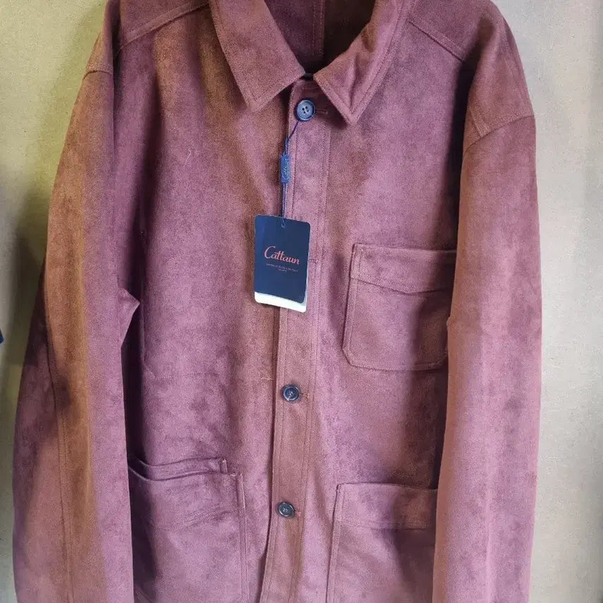[BUNJANG] Cartoon Men's Suede Jacket / 카툰 남성 스웨이드 자켓 새상품