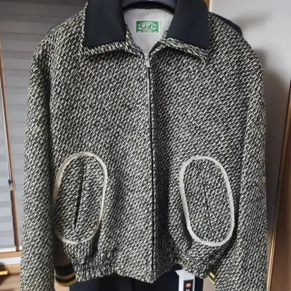 [BUNJANG] STU Double Collar Twill Jacket - L (105) / STU 더블카라 트윌 자켓  L 105 사이즈