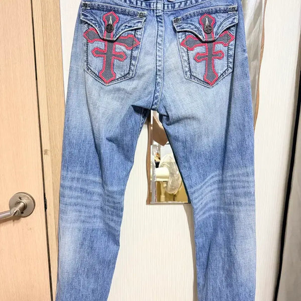 [BUNJANG] AFFLICTION Men's Denim Pants / AFFLIC'TION 남성 데님 팬츠