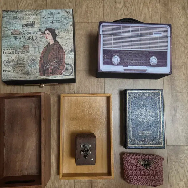 [BUNJANG] Vintage Scrapbooking Storage Box Bundle / 보관함 일괄판매 / 다꾸보관함 / 빈티지다꾸