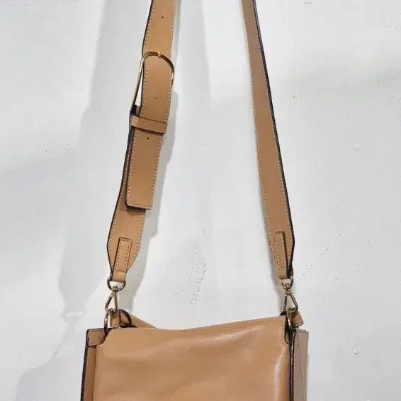 [BUNJANG] DECK by Handsome Leather Shoulder Bag - Beige / 한섬 덱케 가방