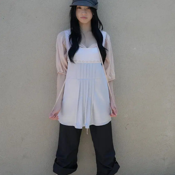 [BUNJANG] In N Yang Harmony Midi Stripe Pants / 인앤양인하모니 미디 스트라이프 팬츠