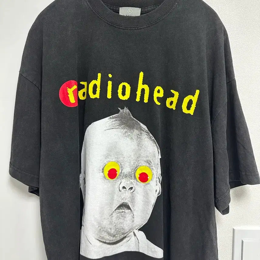 [BUNJANG] Radiohead Black T-Shirt / 라디오헤드 반팔티 블랙