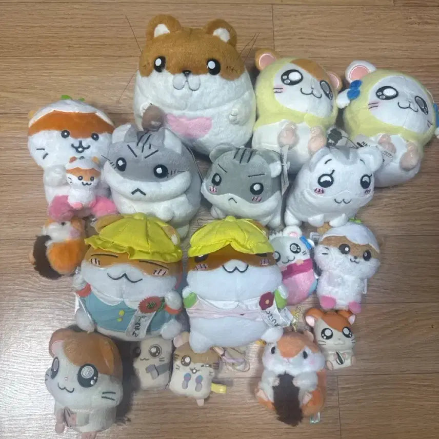 [BUNJANG] Vintage Hamtaro Hamster Plush Collection / 고전햄토리햄스터모음인형