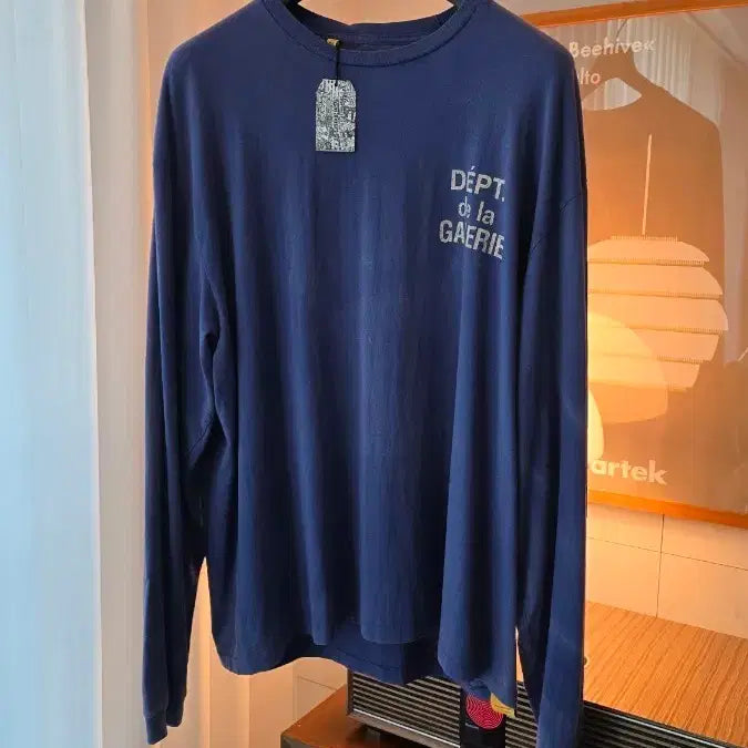 [BUNJANG] Gallery Dept. Long Sleeve Navy / [2XL,XXL] 갤러리디파트먼트 롱슬리브