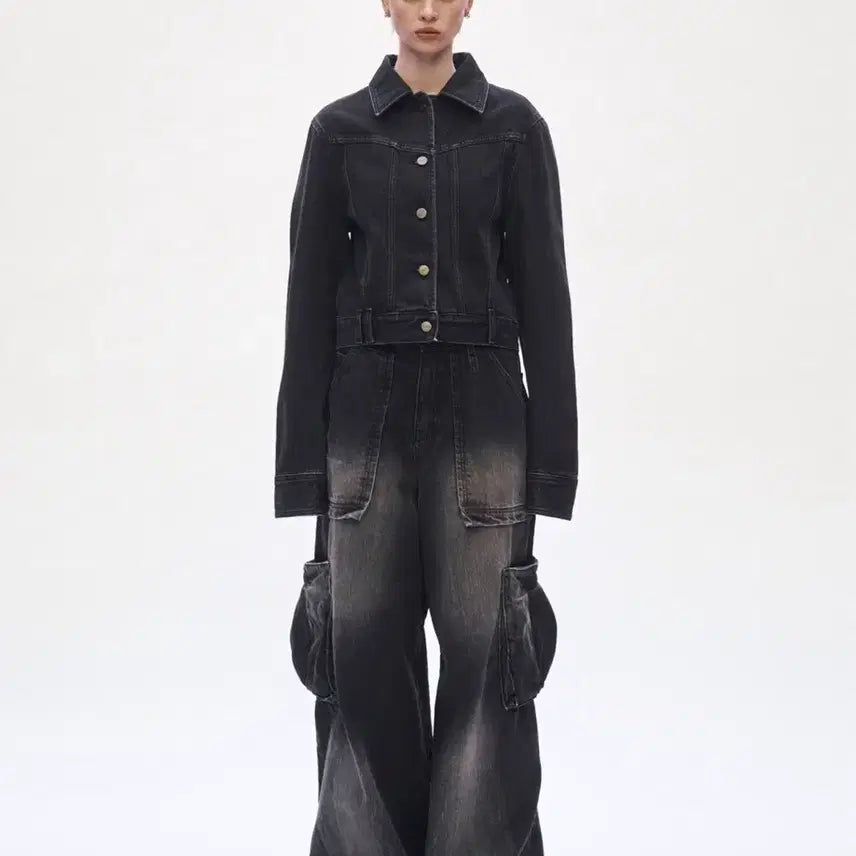 [BUNJANG] Trimingbird Cargo Denim Pants / 트리밍버드 카고 데님 팬츠