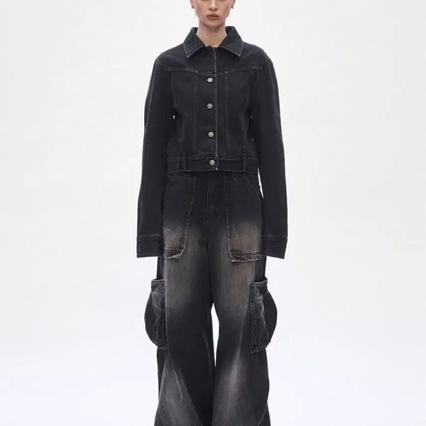 [BUNJANG] Trimingbird Cargo Denim Pants / 트리밍버드 카고 데님 팬츠