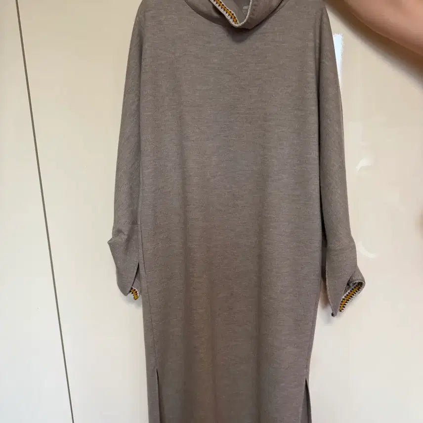[BUNJANG] TIME Knit Dress Beige / TIME 니트 원피스