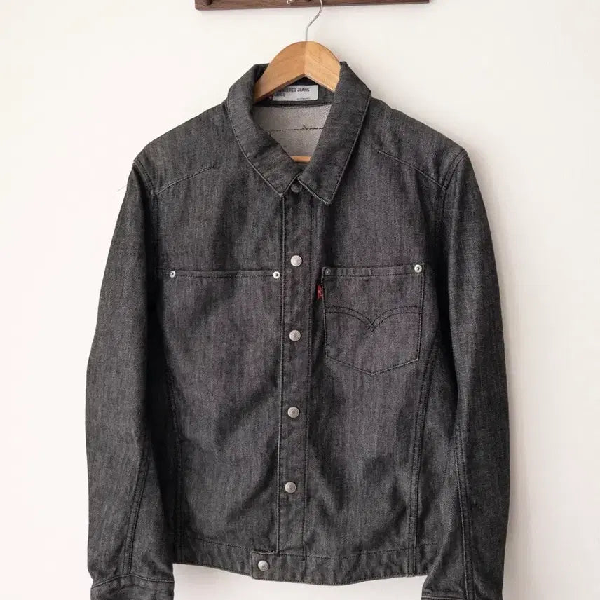 [BUNJANG] Levi's 00s Engineered Black Denim Jacket L / 리바이스 00s 엔지니어드 흑청 데님자켓 L