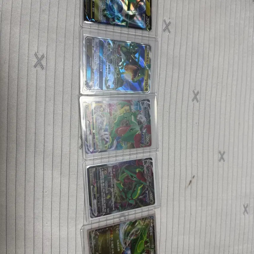 [BUNJANG] Rayquaza Set Bundle Trading Cards / 포캣몬카드 레쿠자 세트 일괄