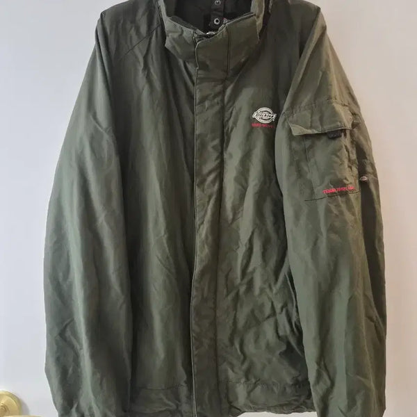 [BUNJANG] Dickies Men's Windbreaker Jacket Khaki / 디키즈 남성 바람막이 자켓 카키색