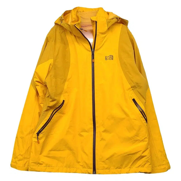 [BUNJANG] Millet Yellow Polyester Windbreaker / 밀레 옐로우 폴리에스터 기능성 등산 아웃도어 방풍 바람막이 105