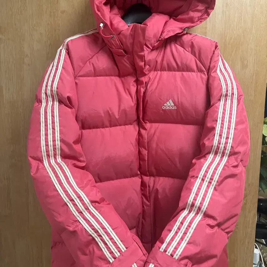 [BUNJANG] Adidas Pink Padded Jumper / 아디다스 핑크 패딩 점퍼