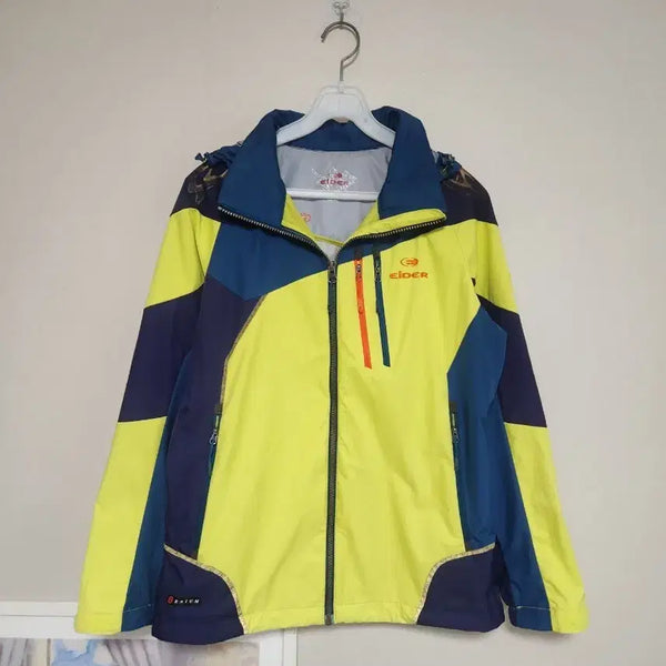 [BUNJANG] Eider Functional Windbreaker Jacket Yellow/Navy L (95) / 아이더 기능성 바람막이 자켓 옐로우/네이비 L( 95)