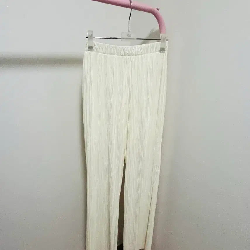 [BUNJANG] Full Banding Long Pleated Pants / 무배&택포#거의새상품#전체밴딩롱플리츠팬츠