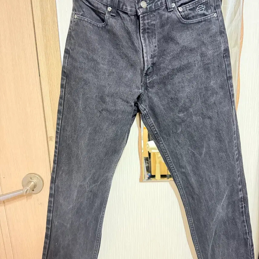 [BUNJANG] Harley-Davidson Black Denim Jeans / 할리데이비슨 청바지 블랙