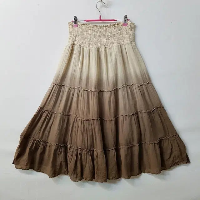 [BUNJANG] GACYGE Gradient Banding Skirt / GACYGE 그라데이션 밴딩 스커트