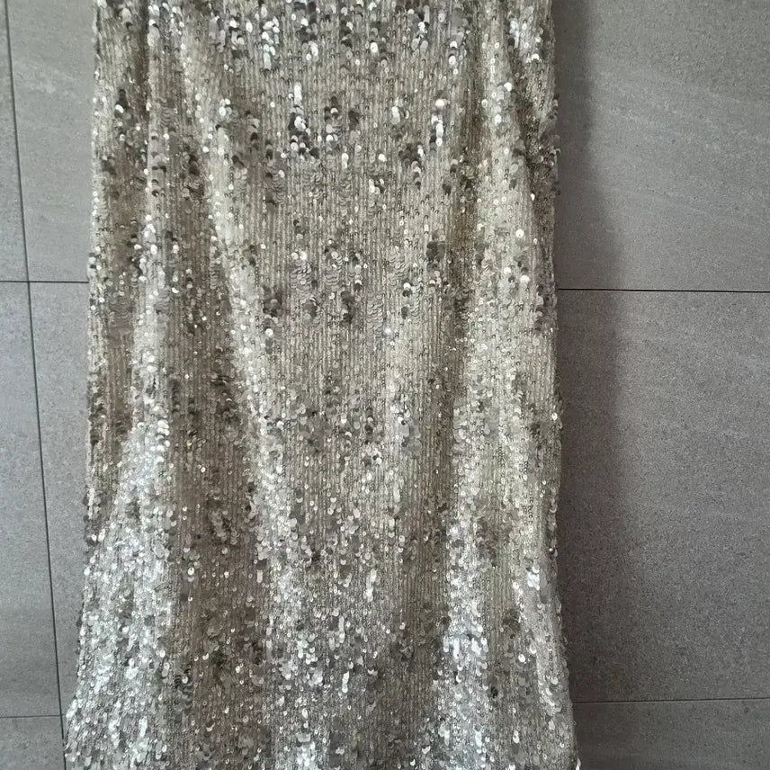 [BUNJANG] Sincethen Sequin Long Skirt / sincethen스팽글치마