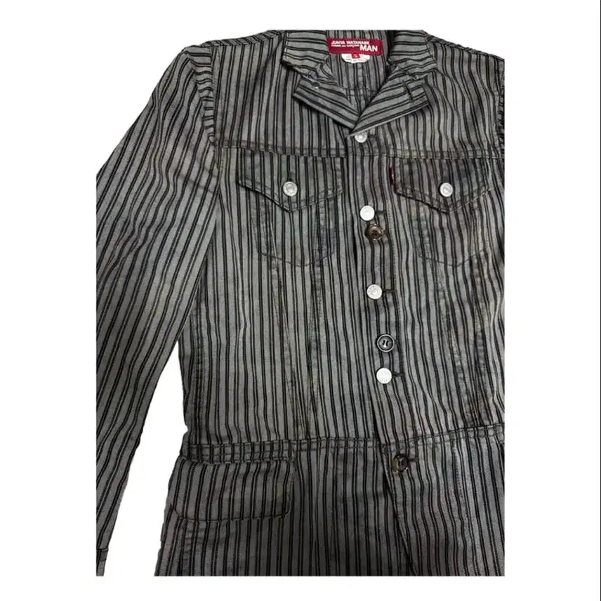 [BUNJANG] Junya Watanabe MAN Stripe Jacket (Size S) / 준야 와타나베 맨 스트라이프 자켓 s