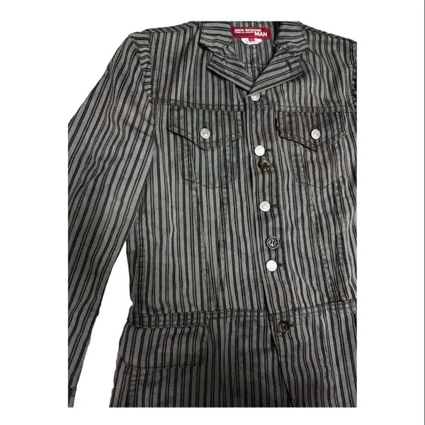 [BUNJANG] Junya Watanabe MAN Stripe Jacket (Size S) / 준야 와타나베 맨 스트라이프 자켓 s