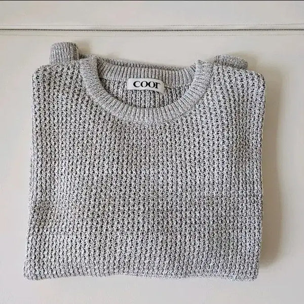 [BUNJANG] Coar Tweed Fisherman Pullover Knit / 쿠어 트위드 피셔맨 풀오버 니트무신사단