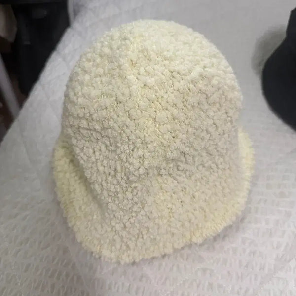 [BUNJANG] Shearling Bucket Hat / 뽀글이 버킷햇