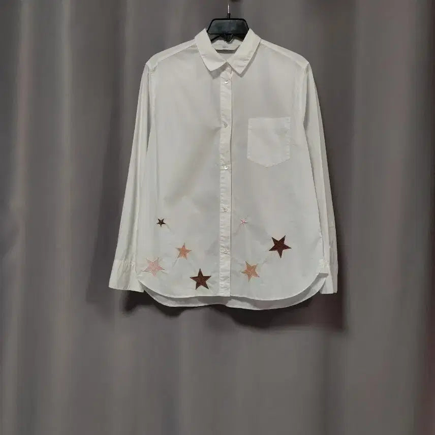 [BUNJANG] DUEL Étoile Embroidered Shirt / 듀엘 별 자수 셔츠