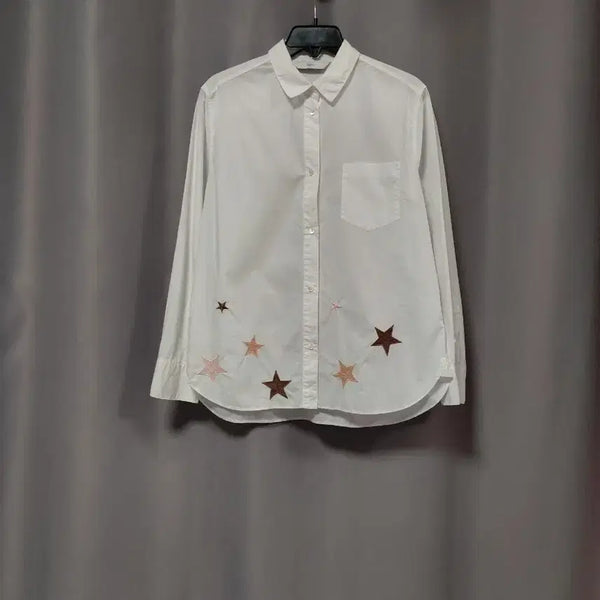 [BUNJANG] DUEL Étoile Embroidered Shirt / 듀엘 별 자수 셔츠