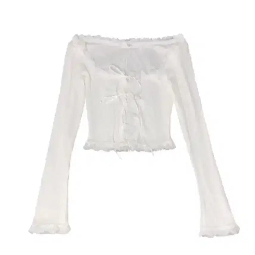 [BUNJANG] Suzen Stella Strap Cardigan / Suzen stella strap lace 스젠 스텔라 가디건