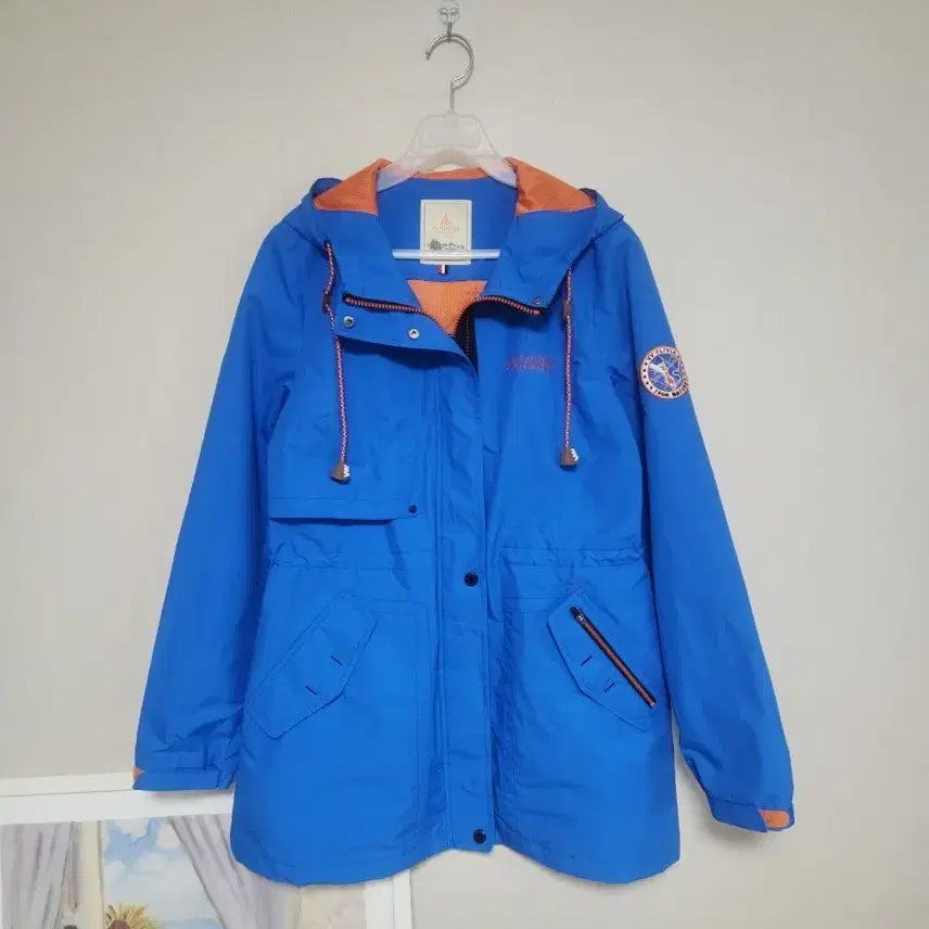 [BUNJANG] Blue Hooded Jacket / 블루 후드 자켓