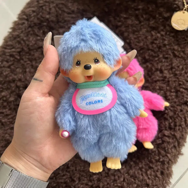 [BUNJANG] Sekiguchi Monchhichi Keychain Blue / Sekiguchi 세키구치 monchichi keychain