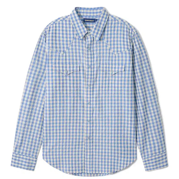 [BUNJANG] EDWARD MAX Check Western Shirt / 에드워드맥스 체크웨스턴 셔츠