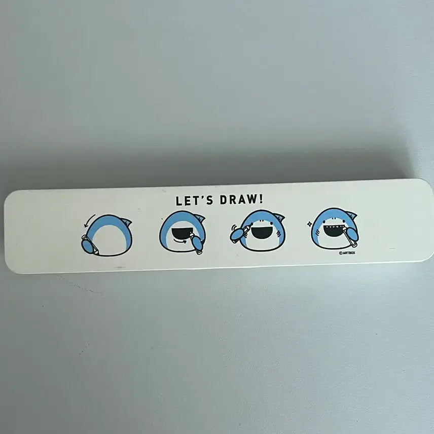 [BUNJANG] Artbox Shark Mini Pencil Case / 아트박스 상어 미니멀 필통