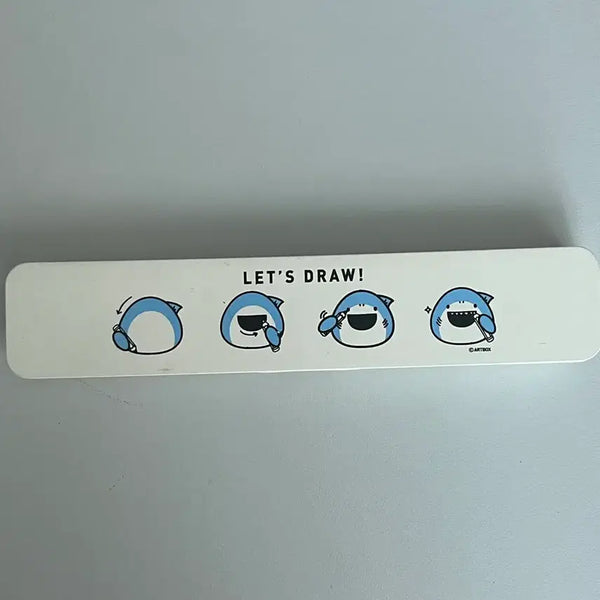 [BUNJANG] Artbox Shark Mini Pencil Case / 아트박스 상어 미니멀 필통