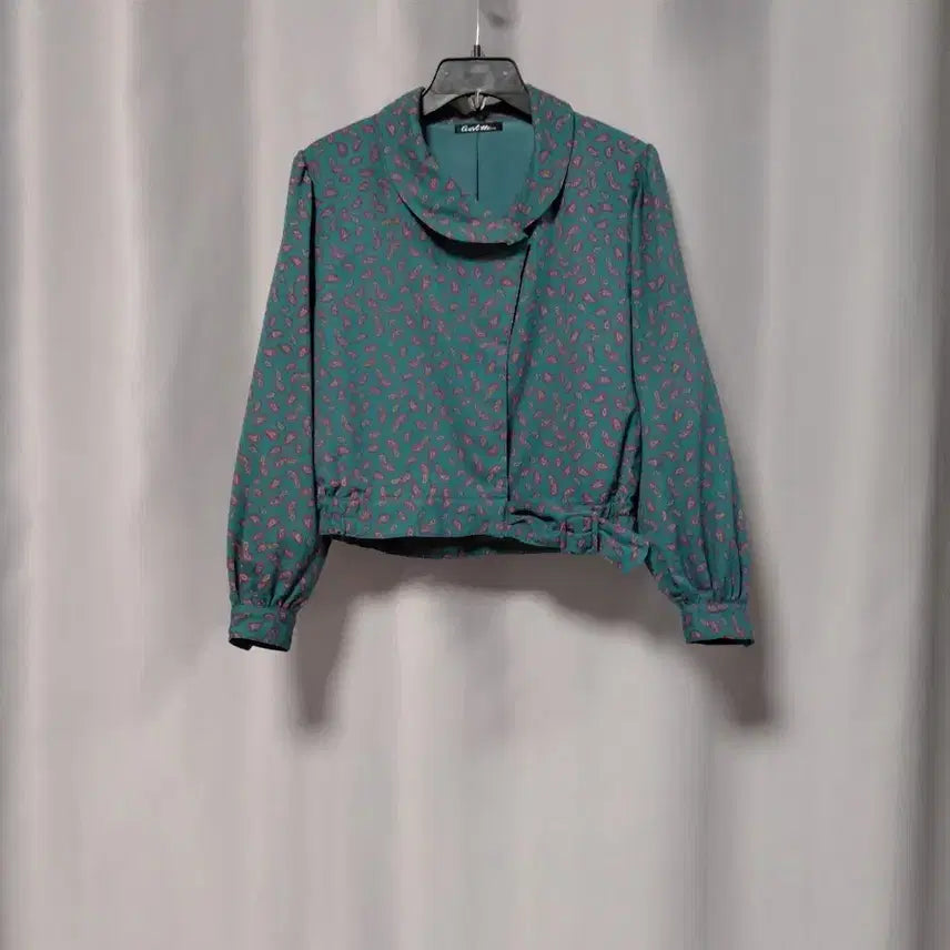 [BUNJANG] Paisley Round Collar Puff Sleeve Jacket / 페이즐리 둥근카라 퍼프소매 자켓