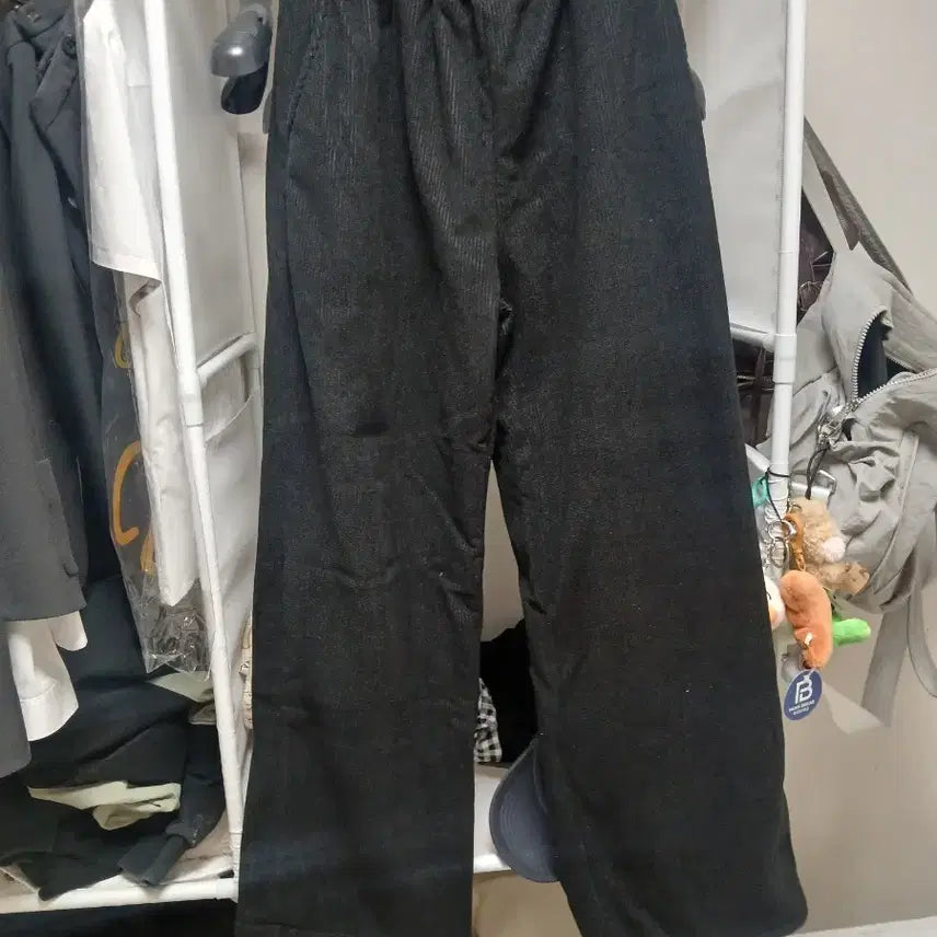 [BUNJANG] Corduroy Brushed Wide Pants / 코듀로이 기모 와이드 팬츠
