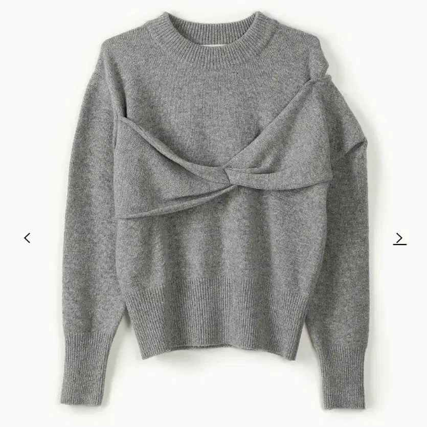[BUNJANG] awhe TWISTED BUSTIER SWEATER / awhe 아위 TWISTED BUSTIER SWEATER