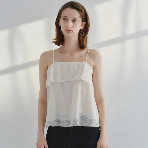 [BUNJANG] Elojo Sleeveless Blouse / 엘로주 슬리브리스탑 블라우스