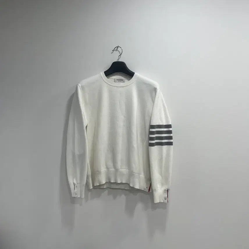 [BUNJANG] Thom Browne Milano Stitch Knit White / {4 Size} 톰브라운 밀라노 스티치 니트 화이트