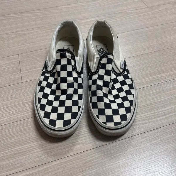 [BUNJANG] Vans Slip-On Checkerboard Shoes (240mm) / 반스 슬립온 체커보드 240