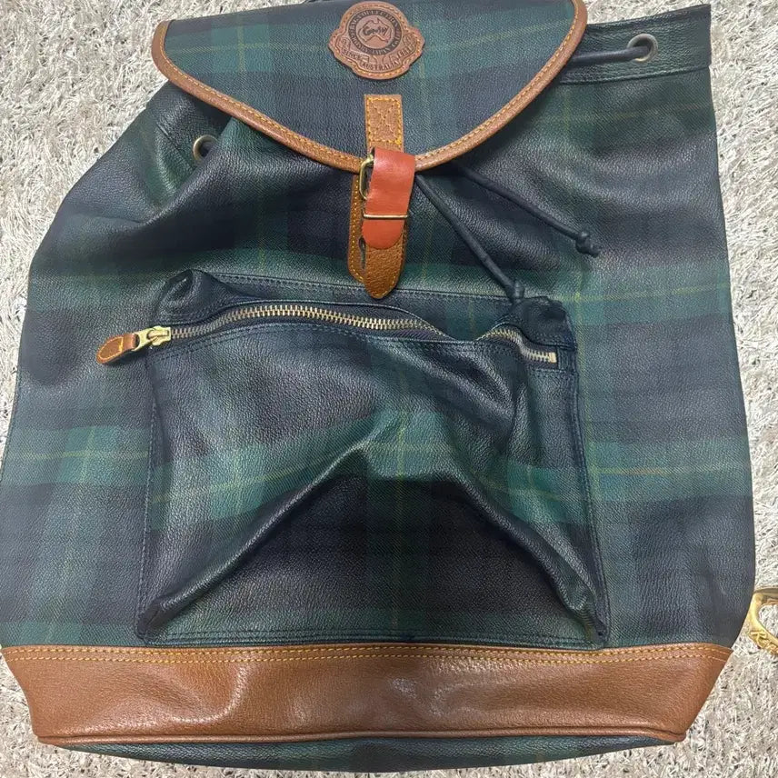 [BUNJANG] Grosby Japan Plaid Backpack / 일제 GROSBY JAPAN 체크 백팩