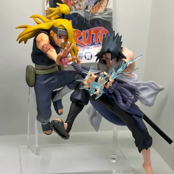 [BUNJANG] Naruto Deidara Sasuke Custom Acrylic Stand Figure Set / (수제 아크릴 발판 )나루토 데이다라 사스케 피규어