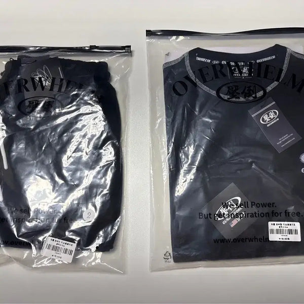 [BUNJANG] APDO Waffle Oversized Set Black Size 2 New / 압도 와플오버핏 세트 블랙 2사이즈 새상품