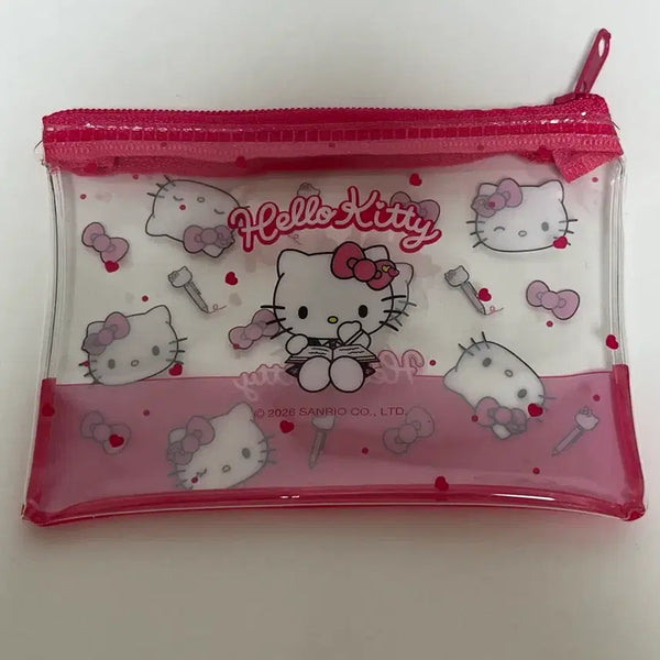 [BUNJANG] Olive Young Hello Kitty PVC Transparent Pouch / 올리브영 헬로키티 pvc 투명 파우치
