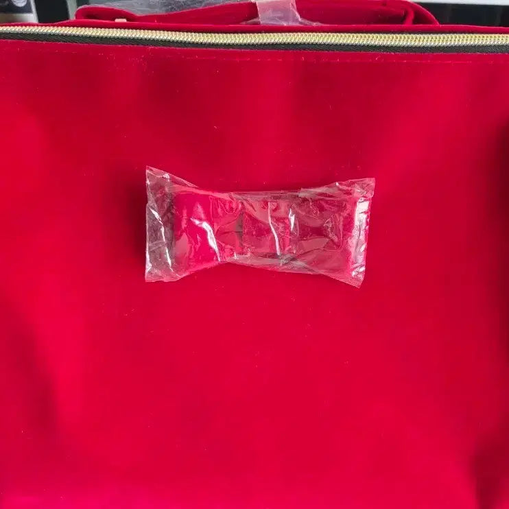[BUNJANG] Estée Lauder Velvet Ribbon Pouch Red / 에스티로더 파우치 레드