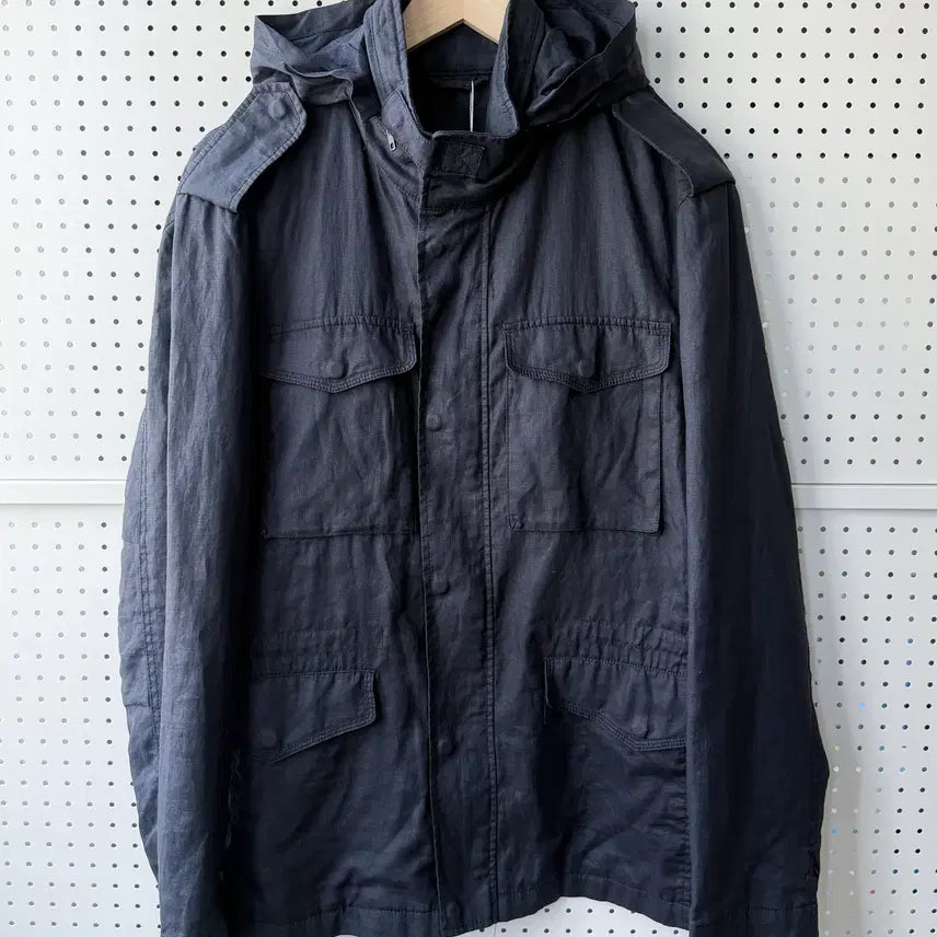 [BUNJANG] DKNY Linen Field Jacket / DKNY 리넨 필드 자켓