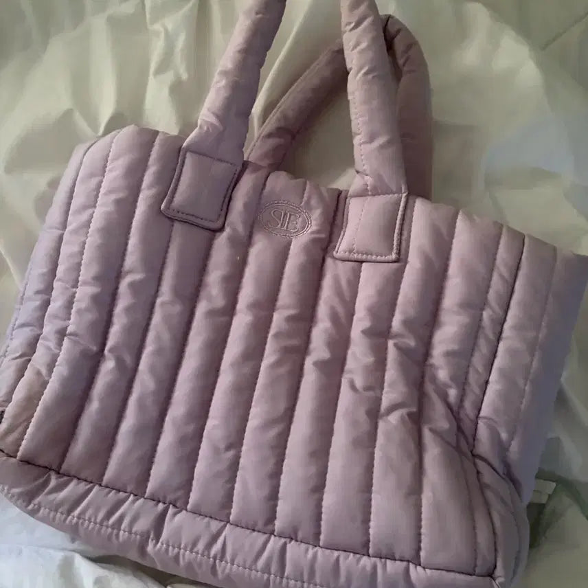 [BUNJANG] Sienne Padded Bag Lavender / 시엔느 패딩백 라벤더 색상