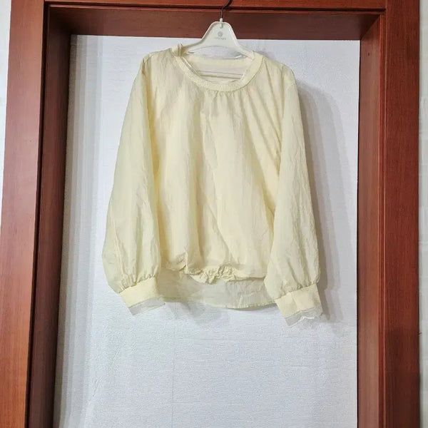 [BUNJANG] LBL Women's Yellow Blouse / LBL 여성 의류 옐로우 블라우스